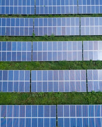 Top View Photo of Solar Panels